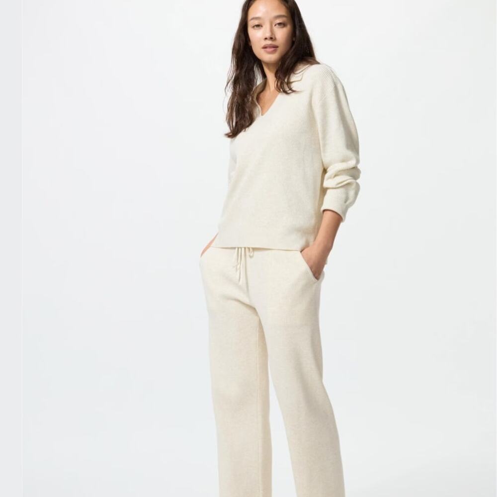 $45 Uniqlo Washable Knit Ribbed Pants Size XS